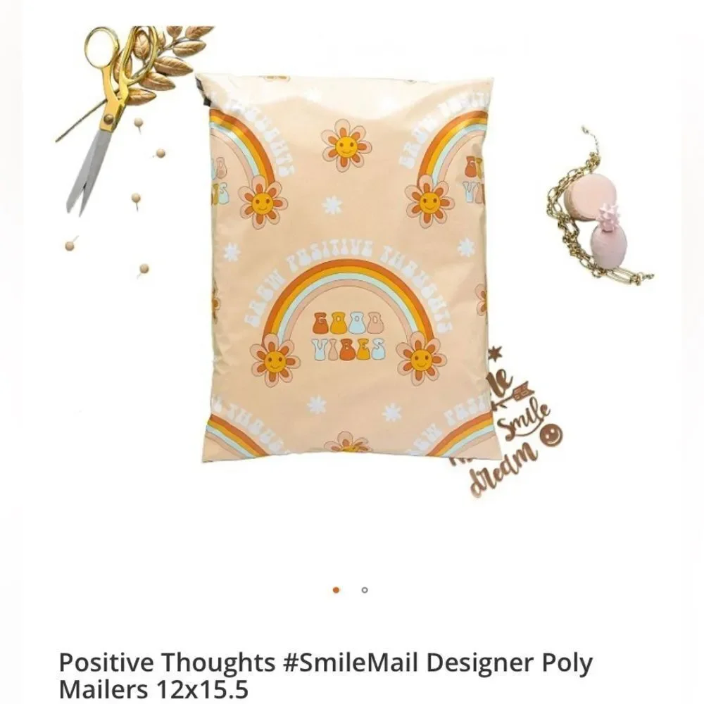 Poly Mailers MIX Skulls 🌸 10x13 35pcs 35stickers
